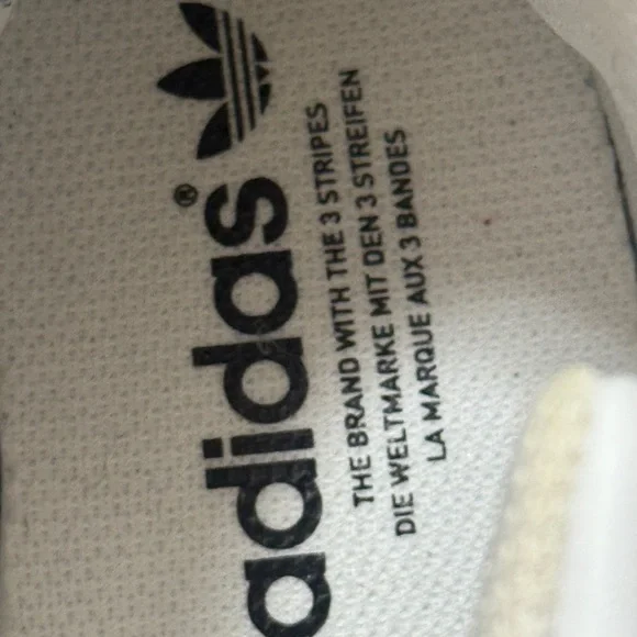 Adidas White and Black High-Top Sneakers